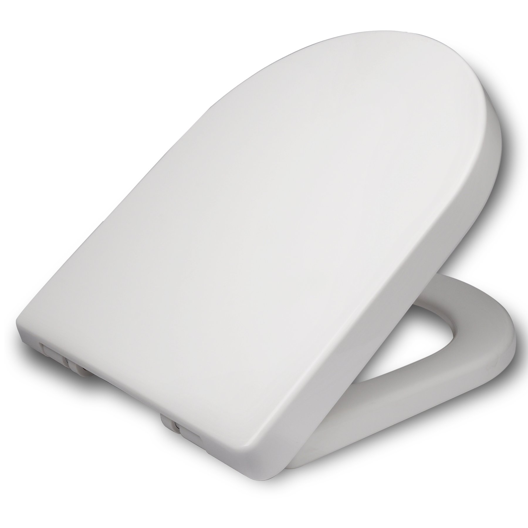 WOLTUWS2543 Toilet Seat Soft Close Toilet Seat Plastic Antibacterial White