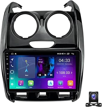 Double Din Car Stereo Multimedia Radio for Renault Duster 20152020 9 Inch Touchscreen with Navigation MP5 Player, DSP RDS FM Car Radio with Carplay/Android Auto,4 core nf1 1g+32g