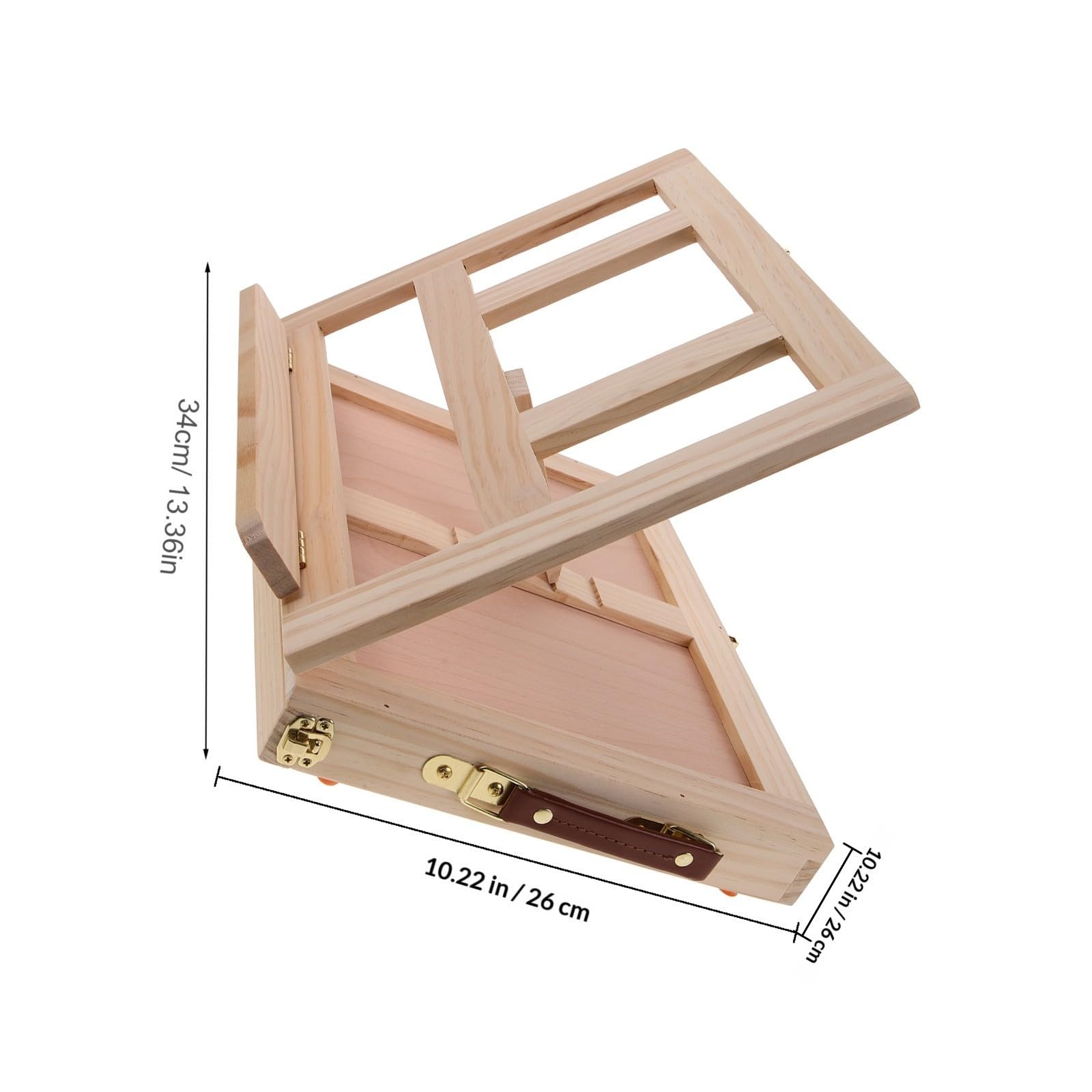 YARNOW Caballete de Madera Portátil Cajón Compacto para Dibujo y Pintura, Adecuado para Múltiples Tamaños de Lienzos, Adecuado para Artistas en Casa y Exteriores