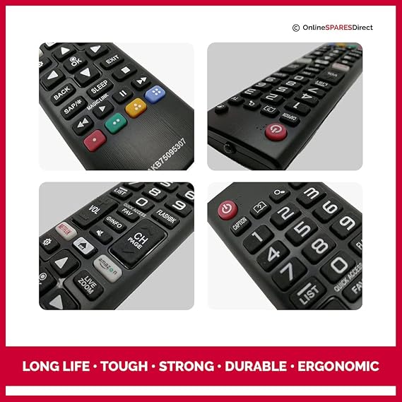 New Tv Replacement Remote Control Akb75095308 For Lg 43lj614v