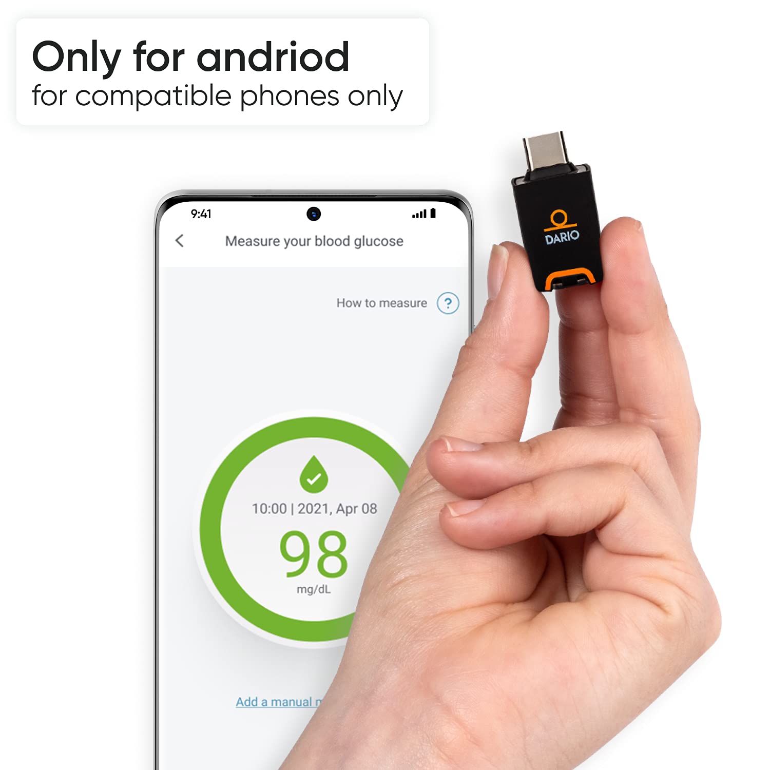 DARIO Blood Glucose Monitor Kit Test Your Blood Sugar Levels and