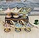 VOANZO Magic Aladdin Früher, Retro Metall Märchen Aladdin Magic Genie Teekanne Öl Hause Tischdekoration (blau)