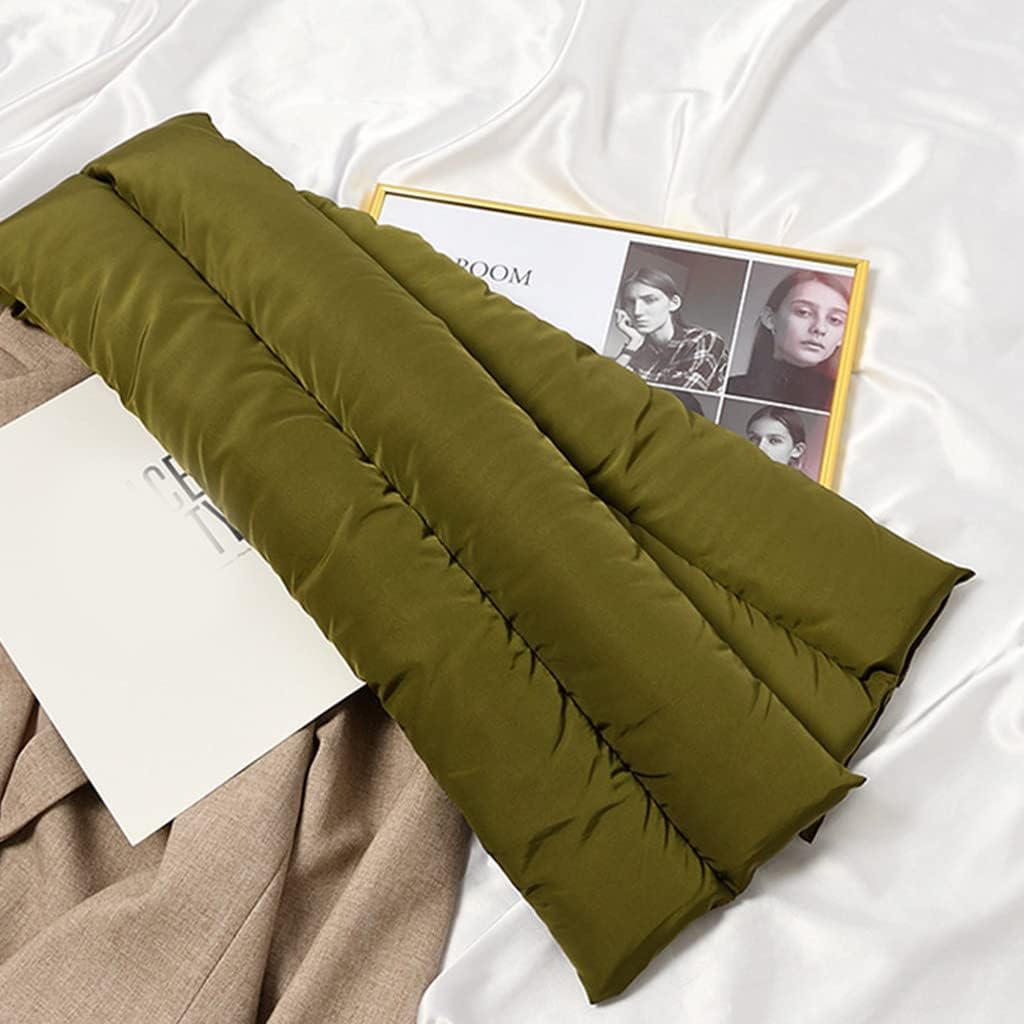 Scarf,Plush Lining Warm Shawl Wraps Down Scarf Neck Wrap Winter Scarf For Women Cold Weather Neckerchief Scarfs Scarf(Green)
