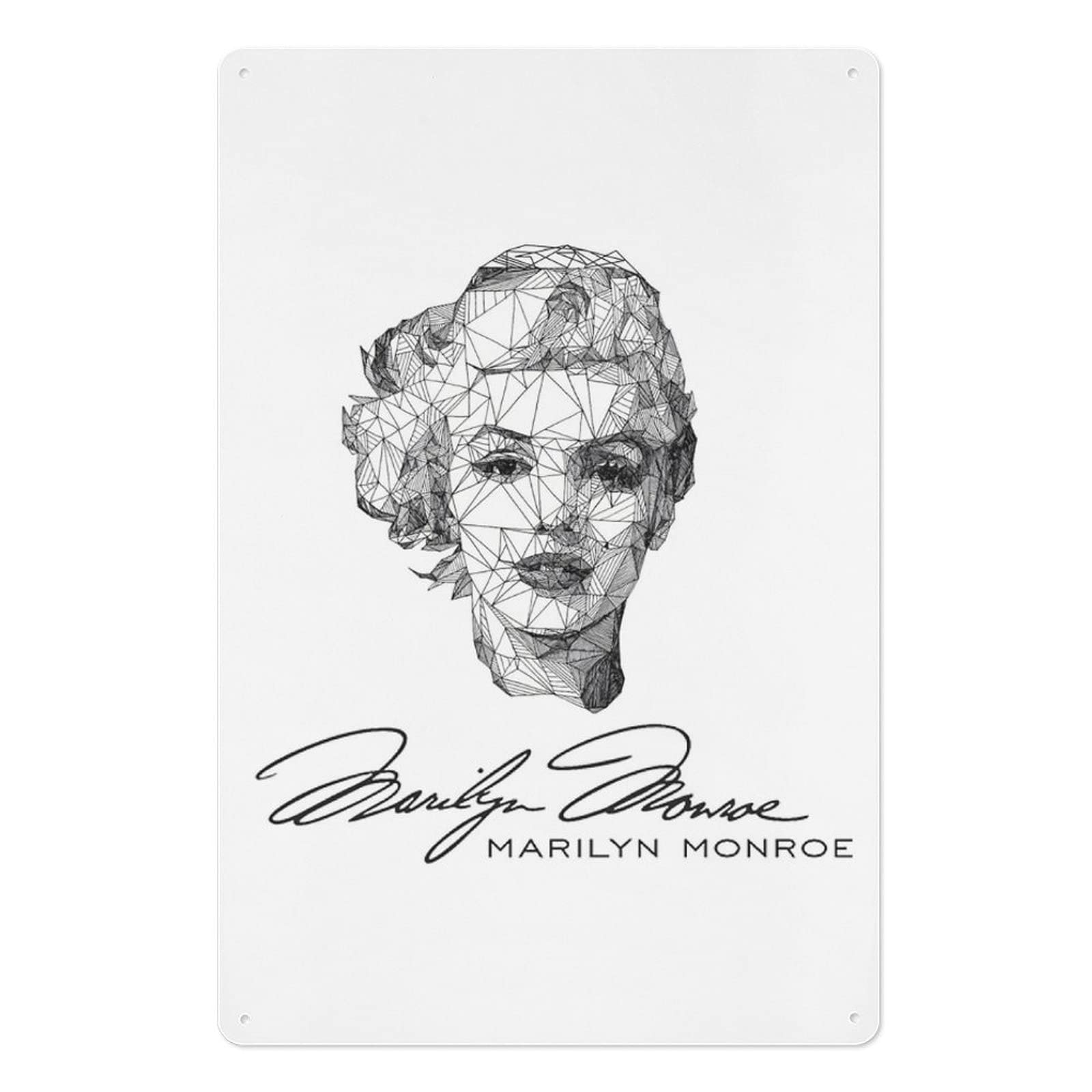 Amazon.co.jp: ブリキ看板 マリリンモンロー アートパネル