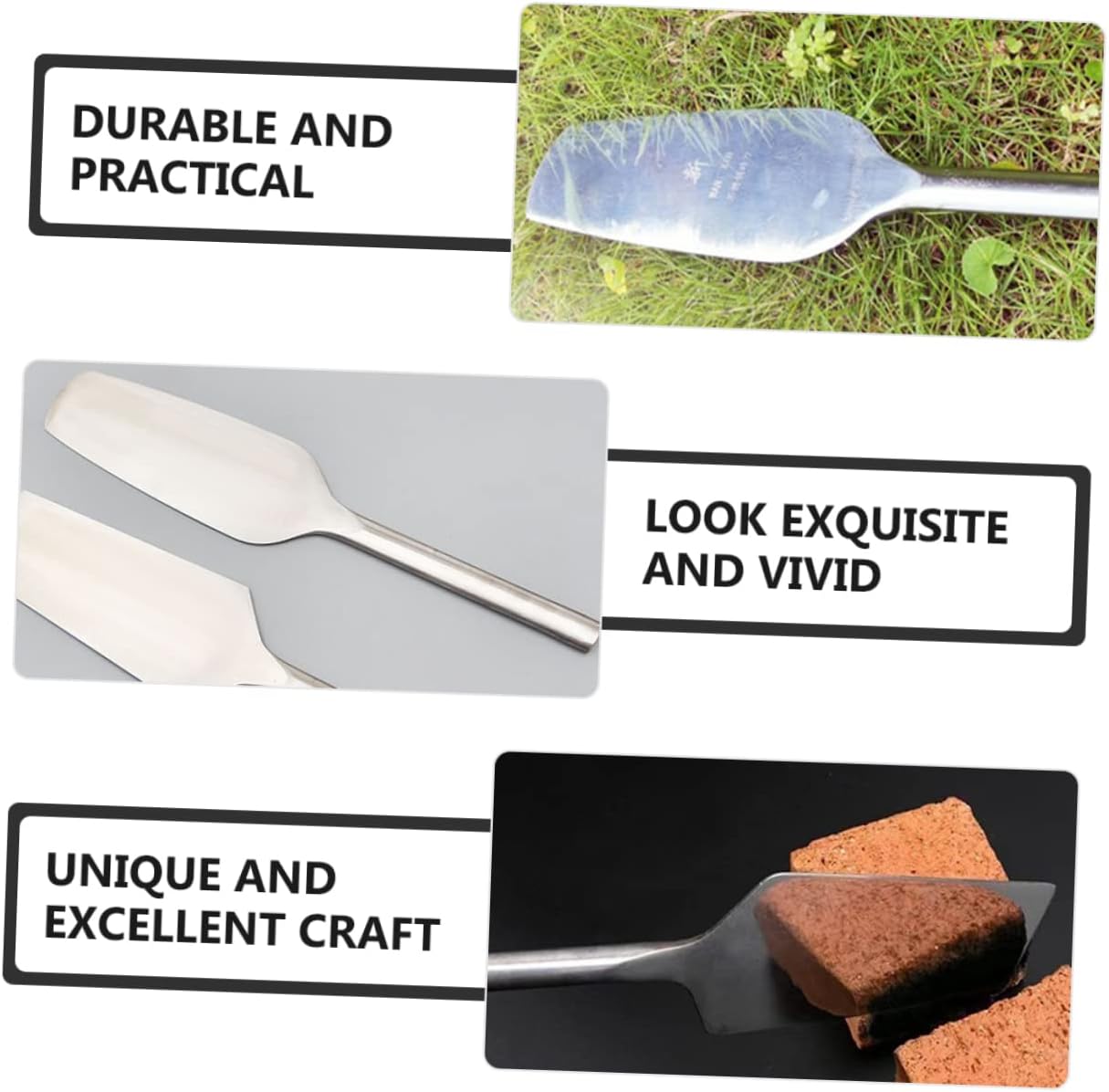 Stainless Steel Brick Trowel for Masonry Durable Construction Tool for Leveling Shaping Essential Drywall Finishing Tool for Efficient Corner Work