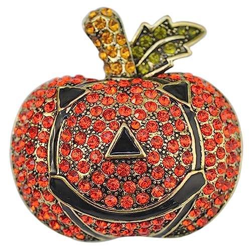 Broche pumpkin orange vintage chic cameo brooches costume pour robe