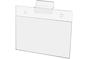 10 Pack Slatwall Sign Holder 5.5" x 3.5" by Marketing Holders