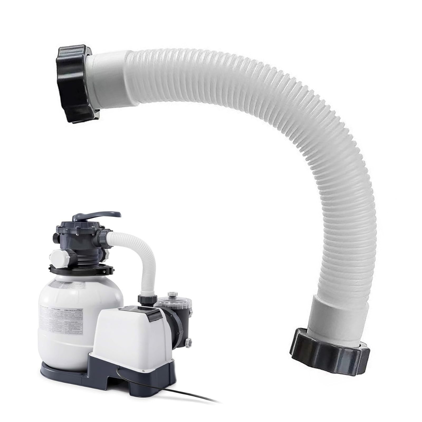 Poolschlauch,Schwimmbadschlauch 40cm,Schlauch für Poolpumpe,Pool Sandfilter Pumpenschlauch,Poolfilterschlauch,Pool Filterpumpenschlauch,für Oberirdische Pools,Filterpumpen