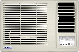 Blue Star 0.8 Ton 2 Star, Window AC (Copper, 2 Way Swing, Multi Sensors, Blue Fins, Self Diagnosis, WFA209LXU, White)