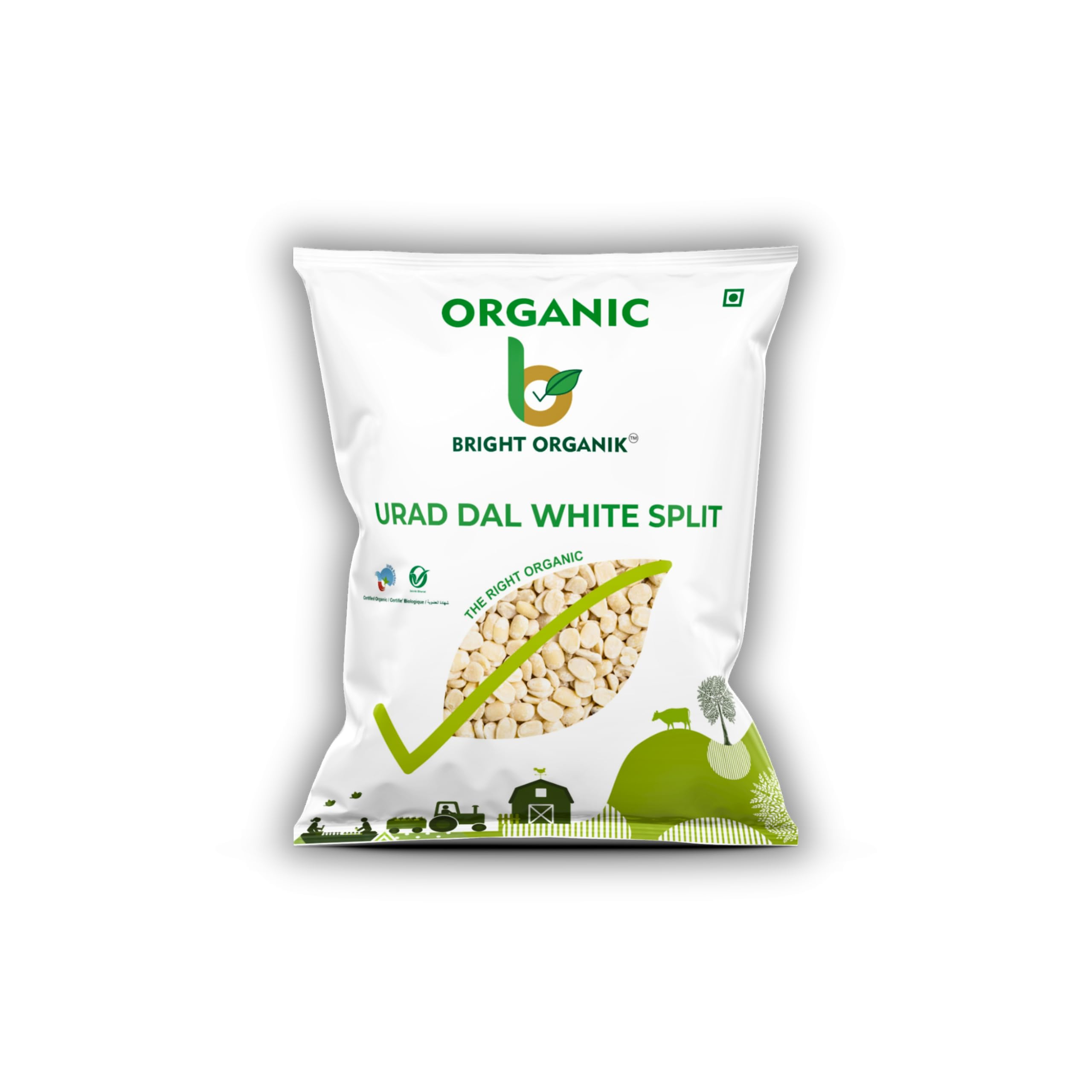 Bright Organik,Certified Organic Urad Dal (Split) | 500 Grams | A1 Grade Quality, Rich in Protein, Fiber, Pesticides & Chemical Free (B0CFRDL1VH) Amazon Price History, Amazon Price Tracker