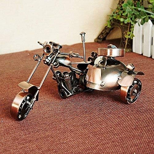 Motorcycle Model Iron Tricycle Ornaments Home Furnishing Decor Ornaments Living Room Furnishing Iron Craft Decoration 15 5 10 cm