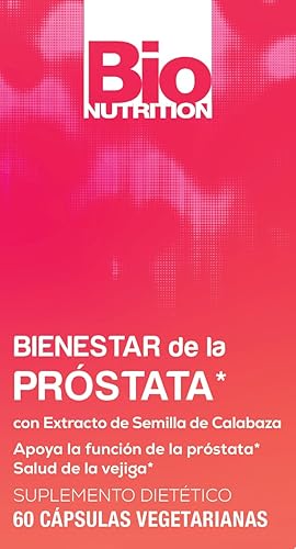 Vista 3 de Bio Nutrition Cápsulas veganas para bienestar de próstata, 60