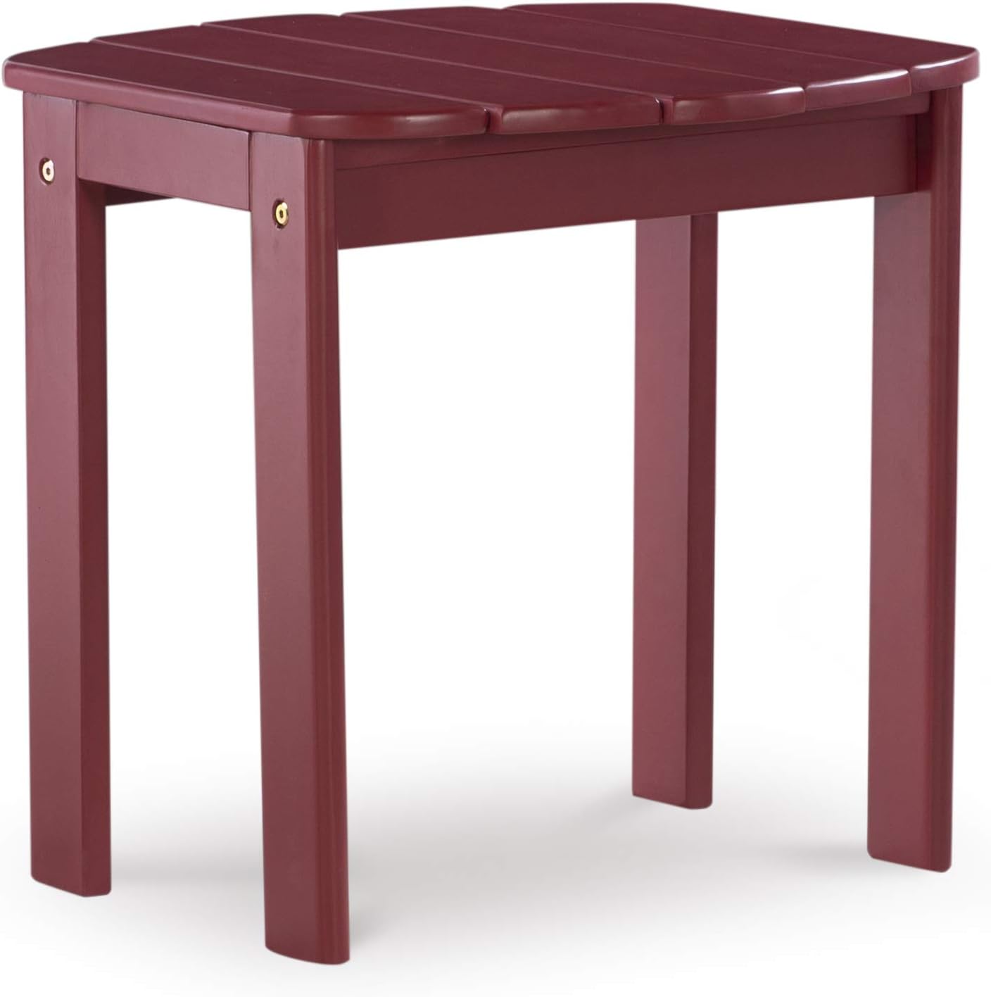 Linon Adirondack End, Red Table, 18.11 x 18.5 x 18.11