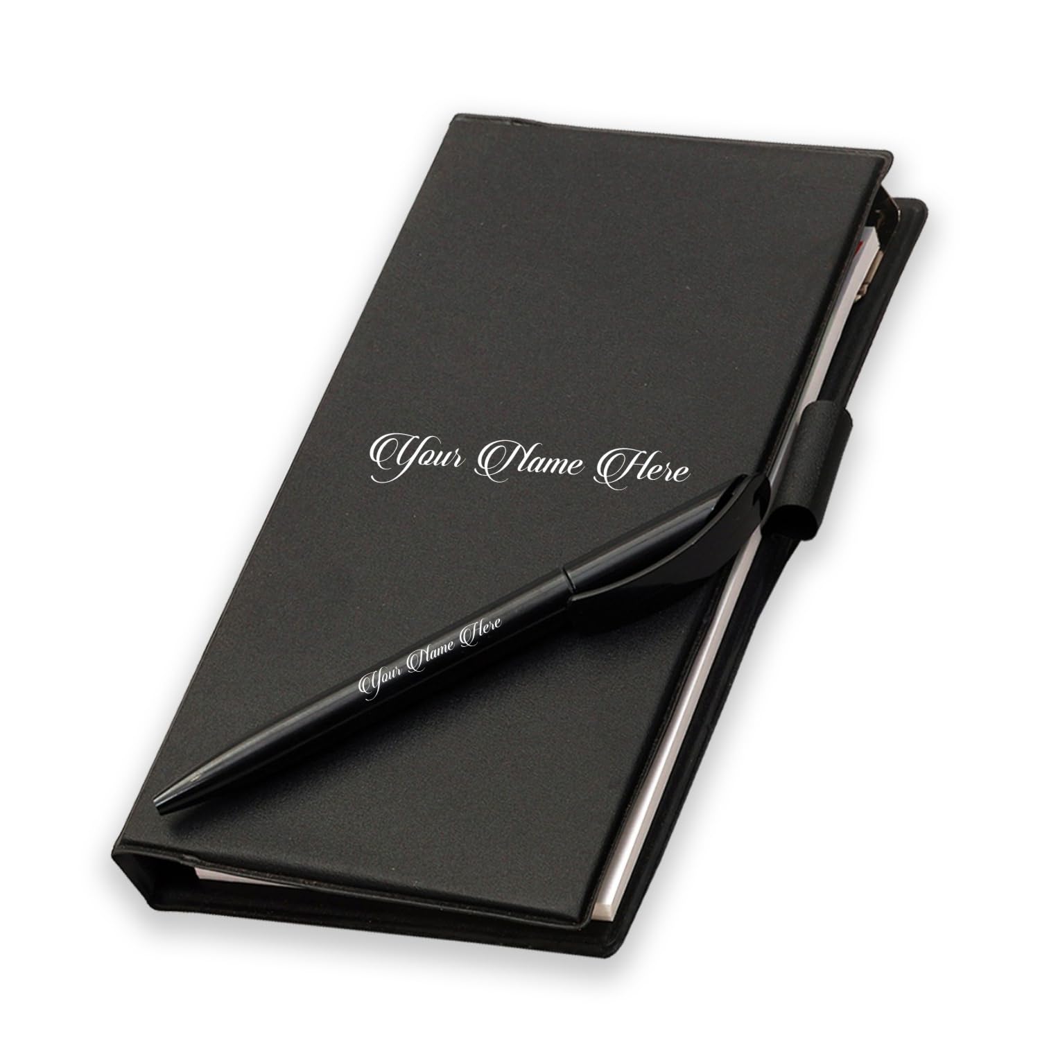 COI Memo NotePad | Memo Note Book With Sticky Notes & Clip Holder Office Product In Diary Style With Pen (Personalized Memopad Model-2)