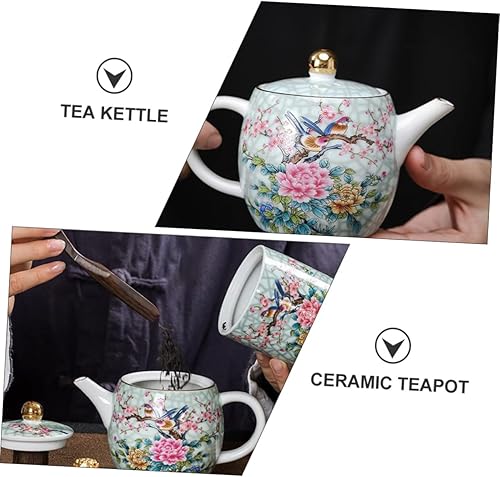 Miniatura 3 de FUNOMOCYA Tetera de cerámica tetera japonesa tetera turca tetera tetera de cerámica tetera de porcelana tetera grande decorativa tetera japonesa