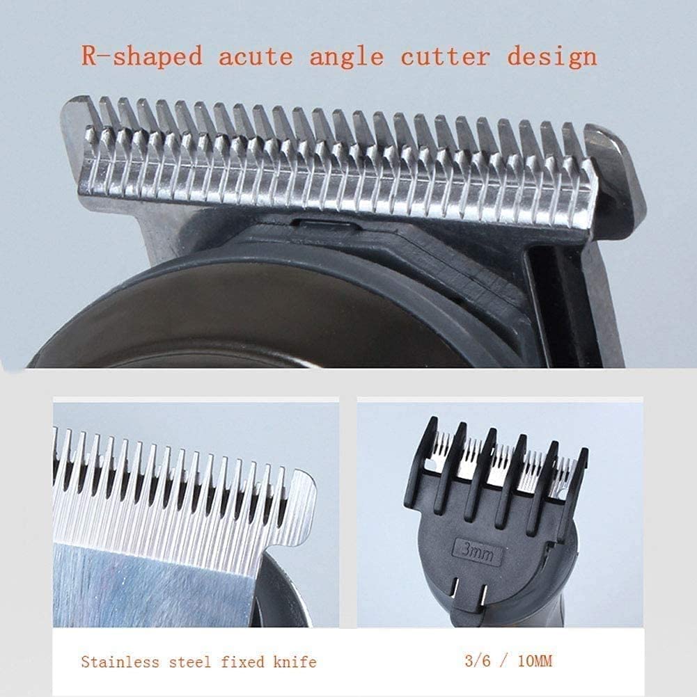 Clippers per Capelli per Uomo Kit di Taglio per Capelli Professionale Trimmer Senza Fili, 3 pettini Guida per barbieri e stilisti