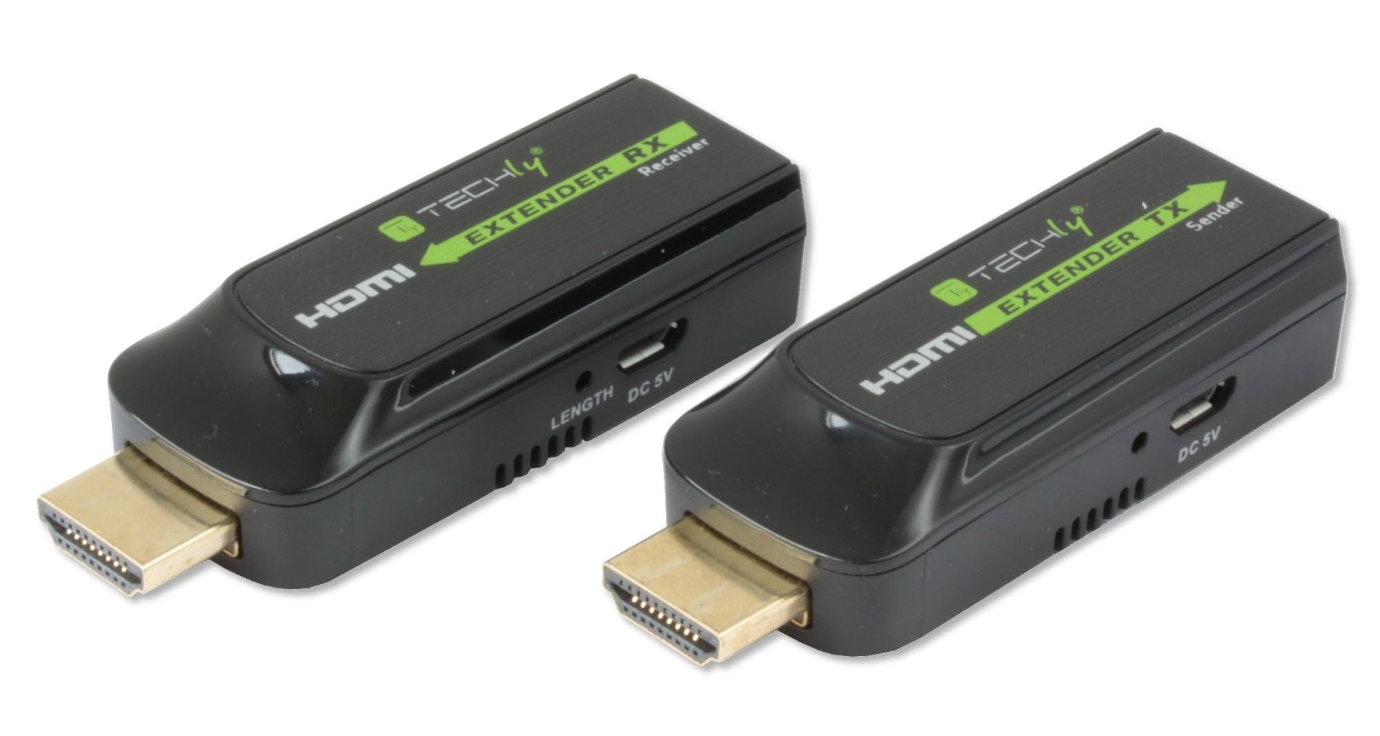 TECHLY NP 100556 Extender HDMI Kompaktowy Full HD na kablu Cat.6/6A/7 Max 40m