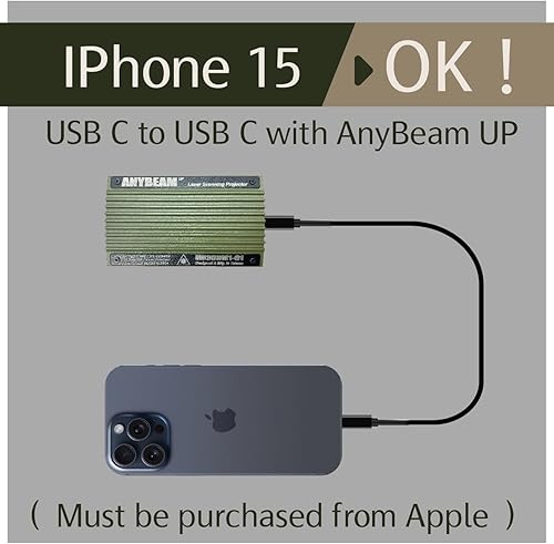 Miniatura 4 de UP" Mini proyector de campamento de escaneo láser para iPhone 15, 16Android, sin enfoque, 720p, tamaño de proyección de 100 pulgadas, 34 ANSI,