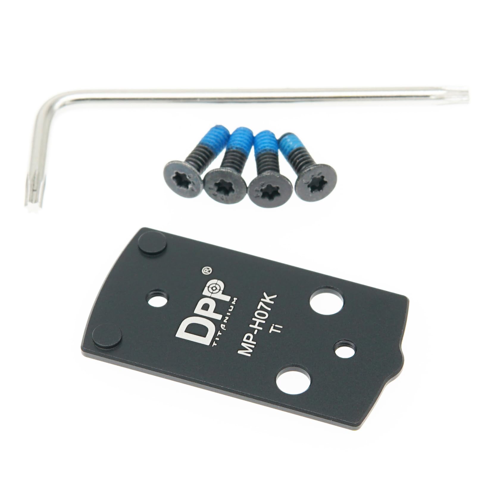 DPP TitaniumOptical Adapter/Mounting Plate Compatible with Mp Shield Plus Kimber R7 Mako Holosun 407K/507K