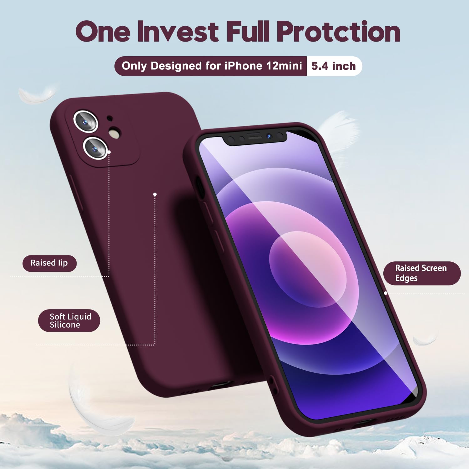 oakxco for iPhone 16 Pro Max Case Liquid Silicone, Soft Rubber Gel Elegant Aesthetic Basic Simple Cover, Cute Thin Slim TPU Matte Solid Color Plain Smooth Case for Women Girl, Light Pink — view 1382