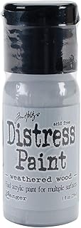 Ranger TDF53378 Distress Paint Flip Top 1oz-Weathered Wood