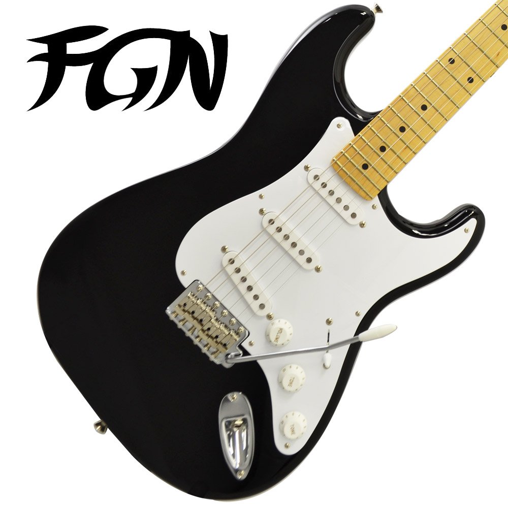 Amazon | FUJIGEN JST6M BK(ブラック) ストラトキャスター エレキ 