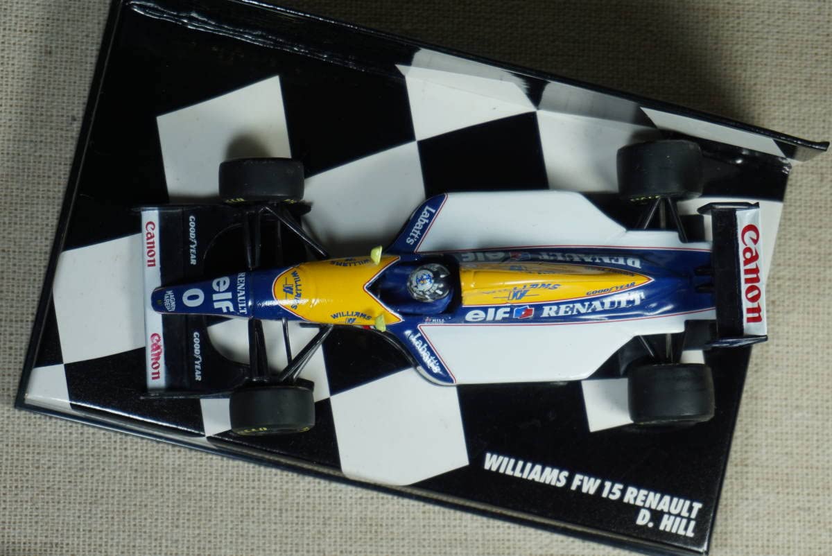 Amazon | 1/43 ヒル フランスGP MINICHAMPS Williams RENAULT FW15C #0