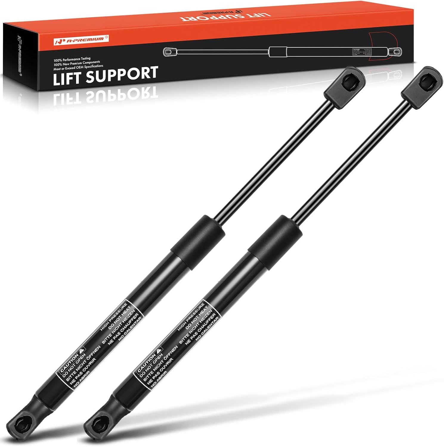 A-Premium Front Hood Lift Supports Shock Struts Compatible with Select Hyundai Models - Santa Fe 2013-2019, Santa Fe Sport 2013-2018, Santa Fe XL 2019, Sport Utility - Replace# 816614Z000(2PC Set)