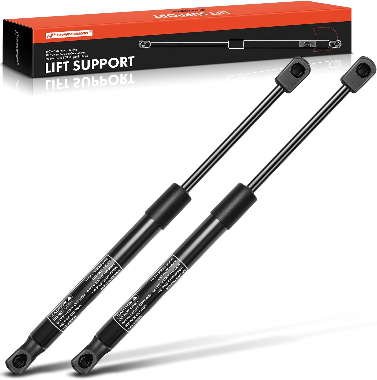 A-Premium Front Hood Lift Supports Shock Struts Compatible with Select Hyundai Models - Santa Fe 2013-2019, Santa Fe Sport 2013-2018, Santa Fe XL 2019, Sport Utility - Replace# 816614Z000(2PC Set)