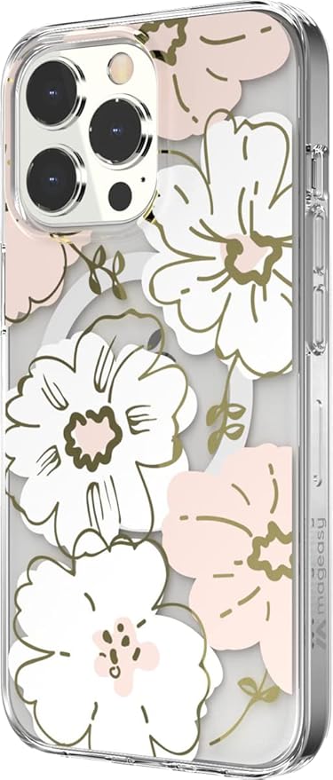 Amazon Mageasy Iphone13pro 対応 ケース クリア かわいい 花柄 Magsafe 対応 マグネット 内蔵 スマホケース マグセーフ Magsafe対応 透明 薄い クリアケース マグセーフ対応 耐 衝撃 スマホカバー Iphone 13 Pro Iphone13 プロ アイフォン13プロ Iphone13プロ 対応