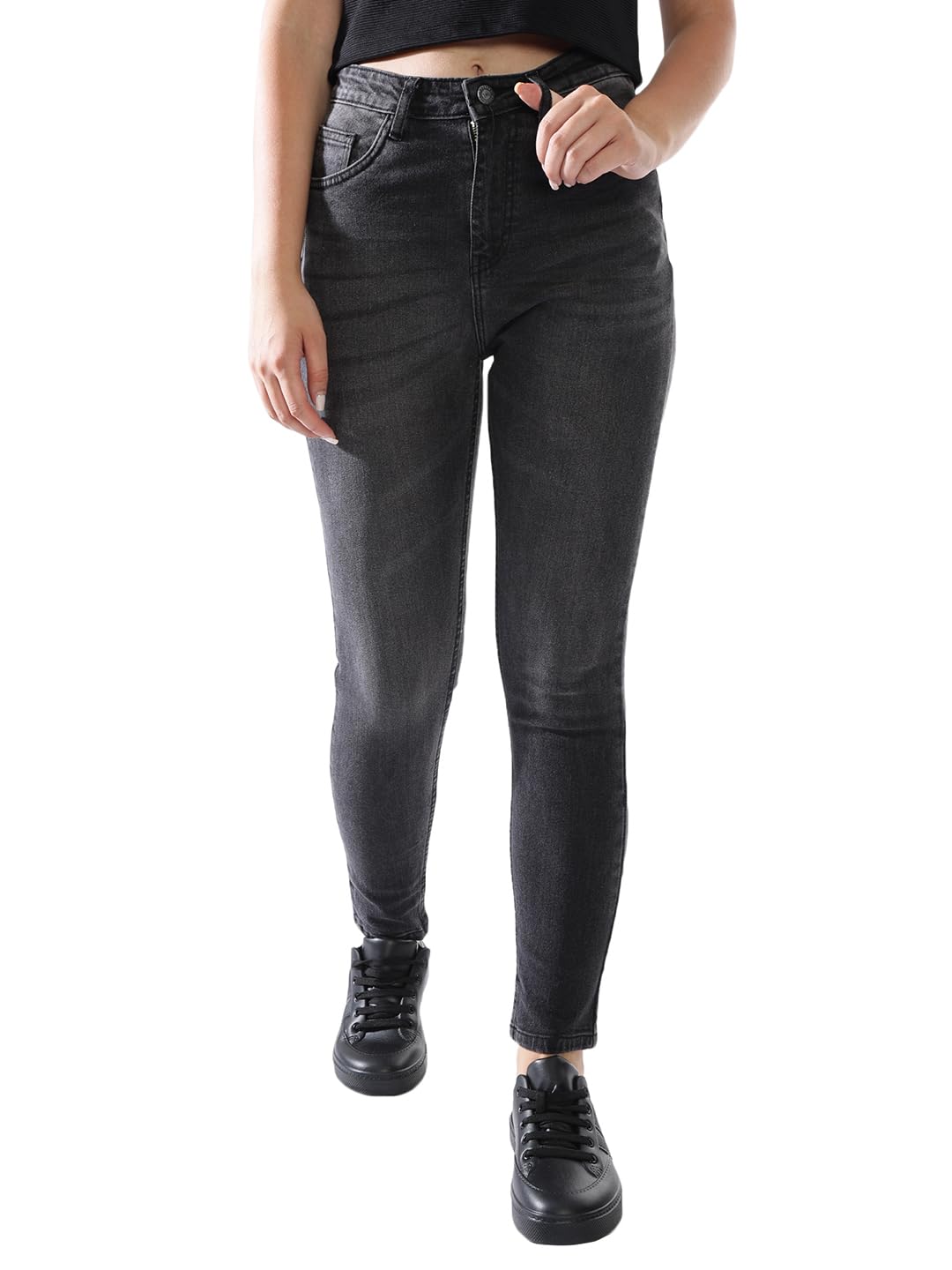 high star clothing High Star Women Washed Skinny fit Highrise Stretchable Jeans-picture-34