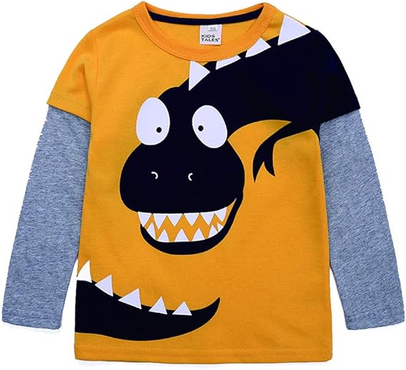 Amazon メイショー Meisho Tシャツ キッズ 恐竜 怪獣 子ども服 長袖 Tシャツ カットソー 通販 Amazon メイショー Meisho Tシャツ キッズ 恐竜 怪獣 子ども服 長袖 Tシャツ カットソー 通販