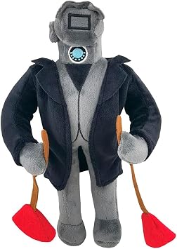New Skibidi Toilet Skibidi Toilet Plush Upgraded Titan TV Man Plush Funny Cartoon Game Doll Skibidi Toilet Titan TV Man Plush Toy Game Fan Horror Game Body Pillow Kids Birthday Gift Christmas Gift