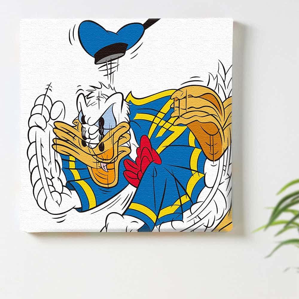ドナルドダック ディズニー 壁掛け キャンバス 絵画 新品 現代アート