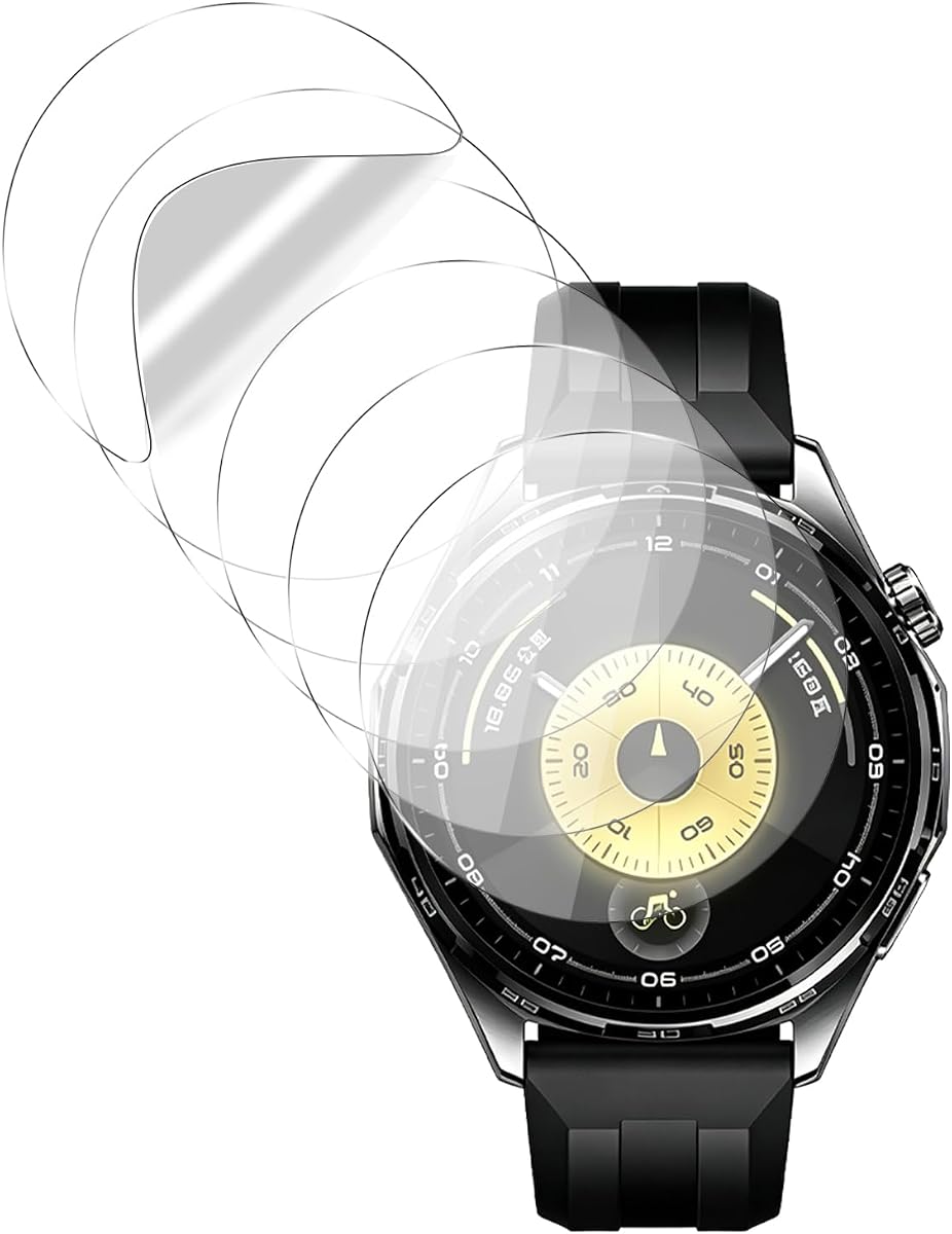 [6 Pack] Screen Protector for Huawei Watch GT7 41mm Smart Watch. | HD Clear Soft TPU Film, Bubble Free, Scratch Resistant.