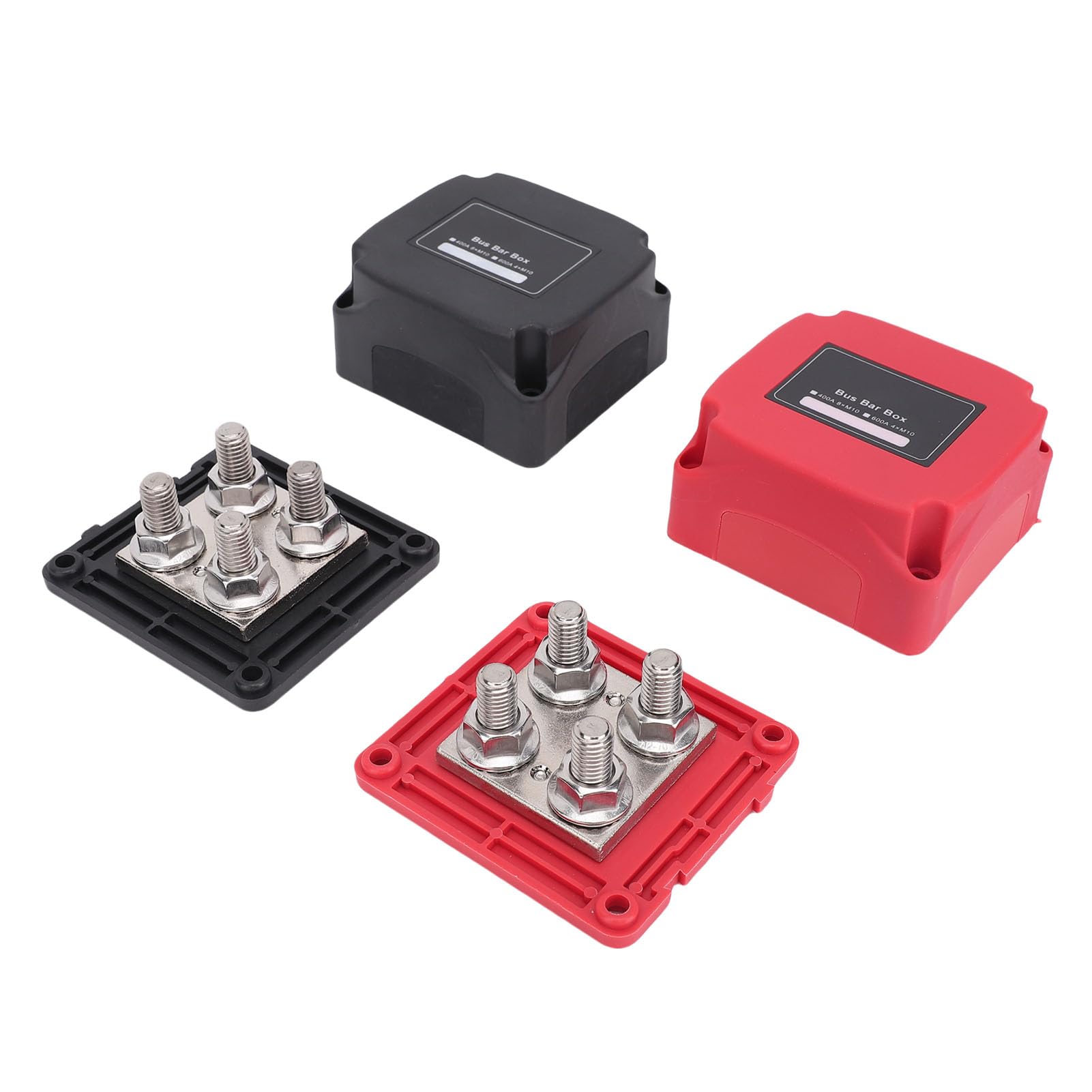 VBESTLIFE 2 Pcs Bloque de Distribución de Energía Barra Colectora 48V