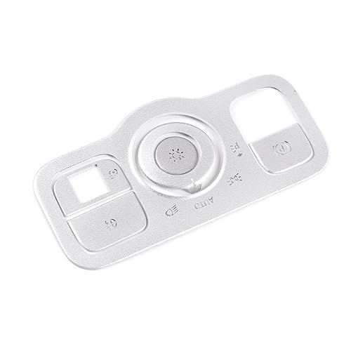 Miniatura 8 de Etiqueta engomada del botón del interruptor de los faros de aleación de aluminio para Mercedes Benz Clase A B W177 W247 GLB X247 GLA X156 CLA W118