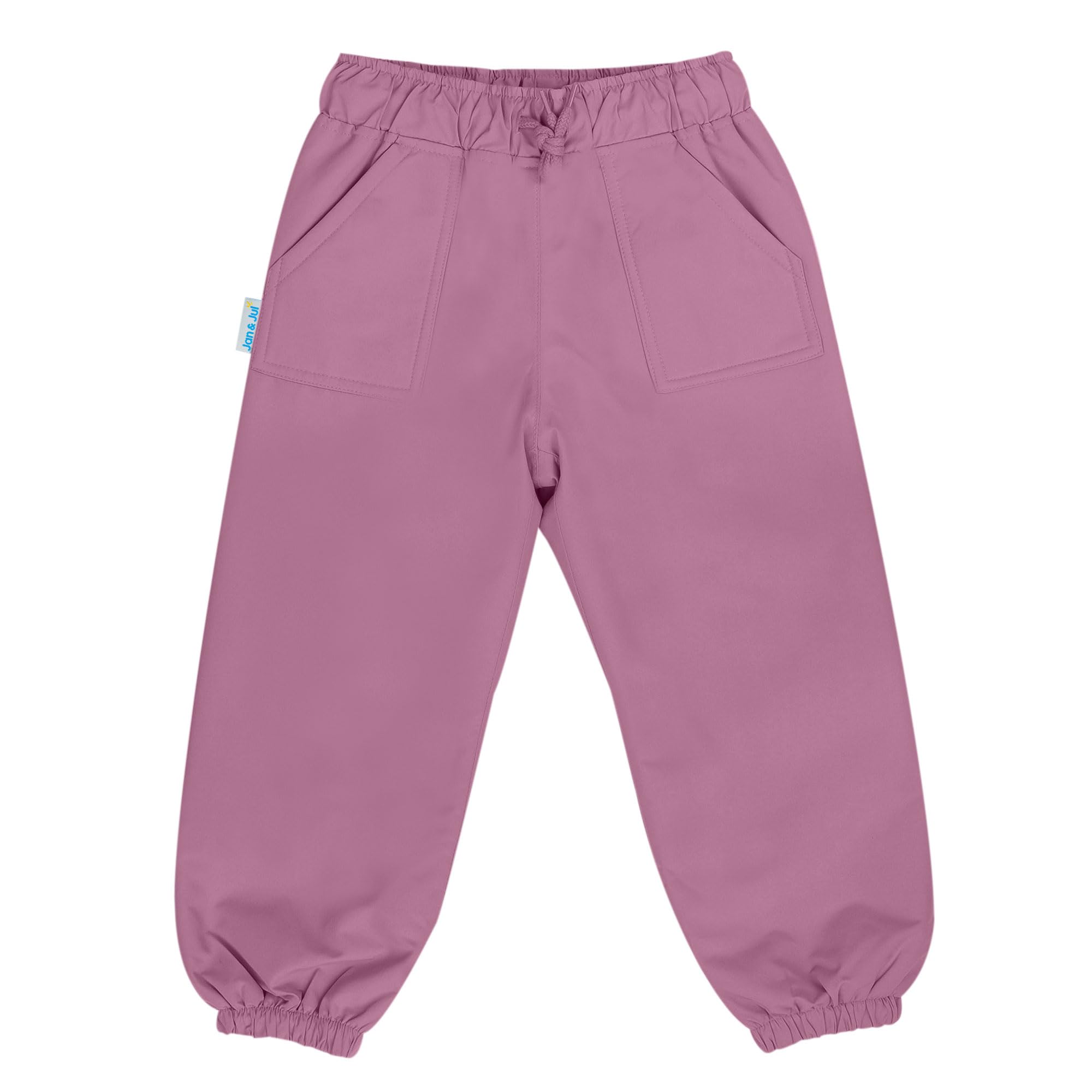 JAN &amp; JUL Girls' Puddle-Dry Rain Pants for Toddlers