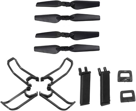 RC Drone Quadcopter Spare Parts Compatible with Eachine E58 Crash Pack Kits Propeller Blade Set with Clip Props Guard Landing Gear