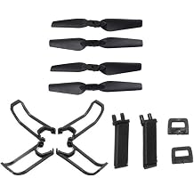 Propellers RC Drone Quadcopter Spare Parts Compatible with Eachine E58 Crash Pack Kits Propeller Blade Set with Clip Props Guard Landing Gear
