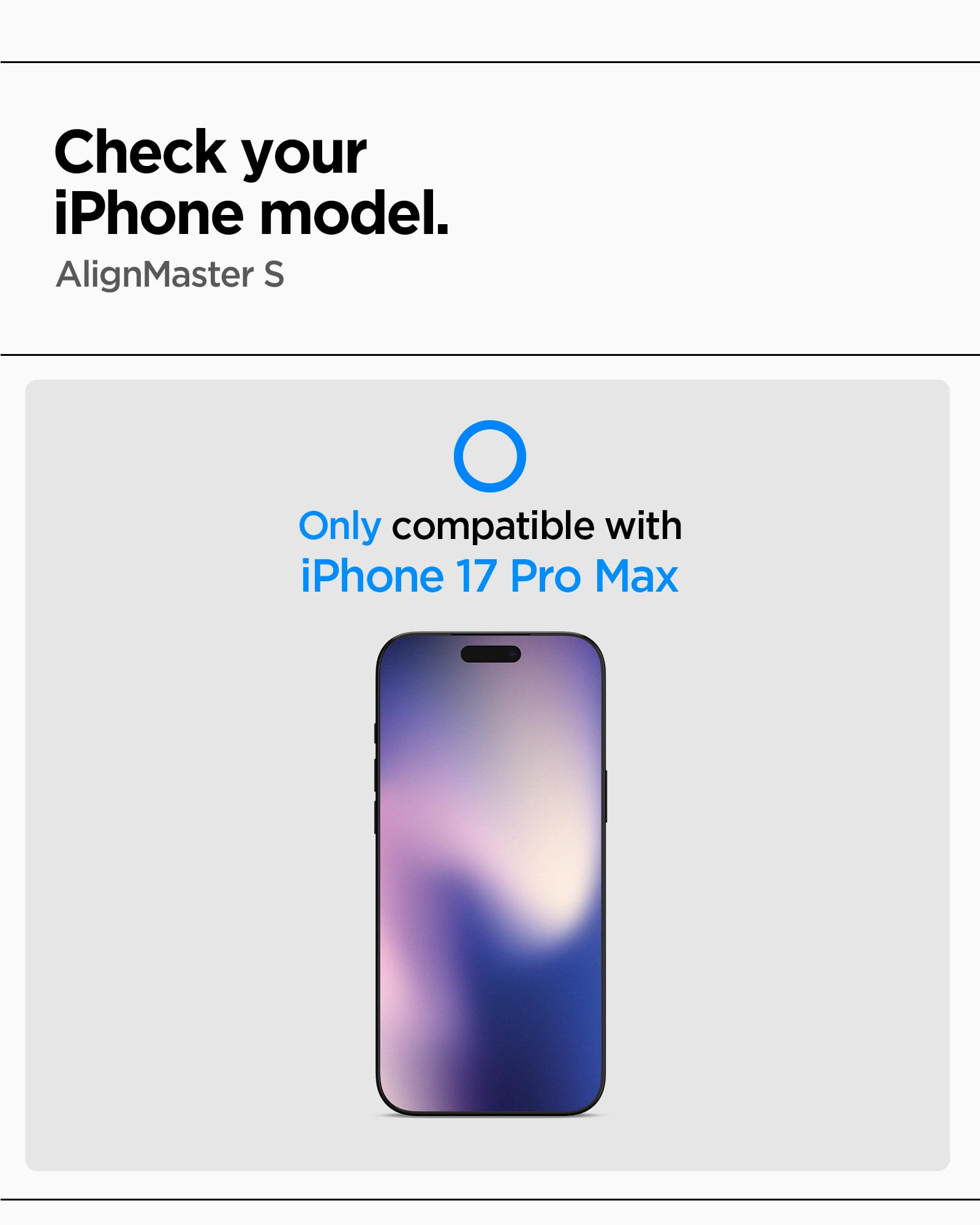 Spigen AlignMaster S Privacy Tempered Glass for iPhone 17 Pro Max — Amazon image 2