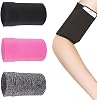 3PCS Phone Armband Sleeve, Running Sports Arm Band Strap Holder Pouch Case for Exercise Workout, Sweatproof Workout Phone Holder for Running Walking Jogging Hiking Cycling Black, Gray, Pink, M