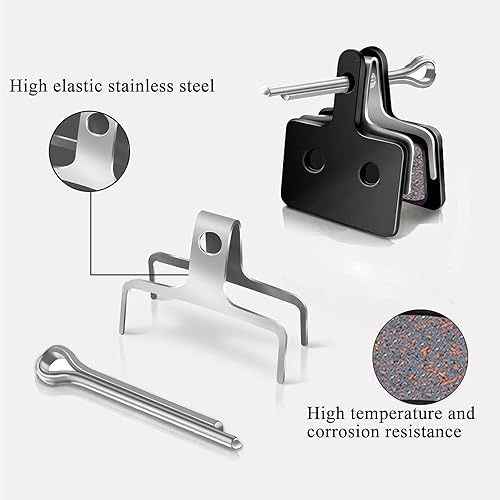 Miniatura 3 de 4 pares de pastillas de freno de bicicleta compatibles con TRP Tektro Shimano Deore Br-M575 M525 M515 T615 T675 M505 M495 M486 M485 M475 M465 M447