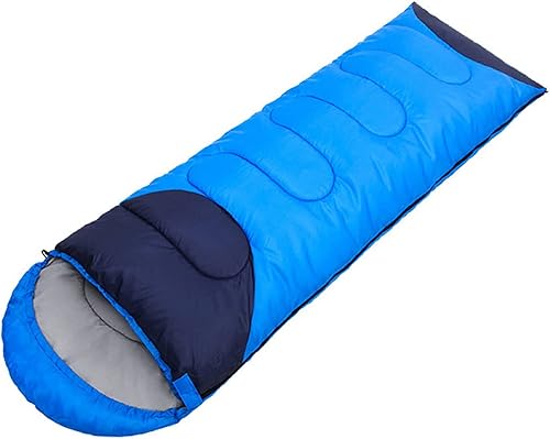 Saco de dormir ligero para adultos y niños, cálido y transpirable, saco de dormir para mochileros al aire libre, longitud total, 86.6 in86.5