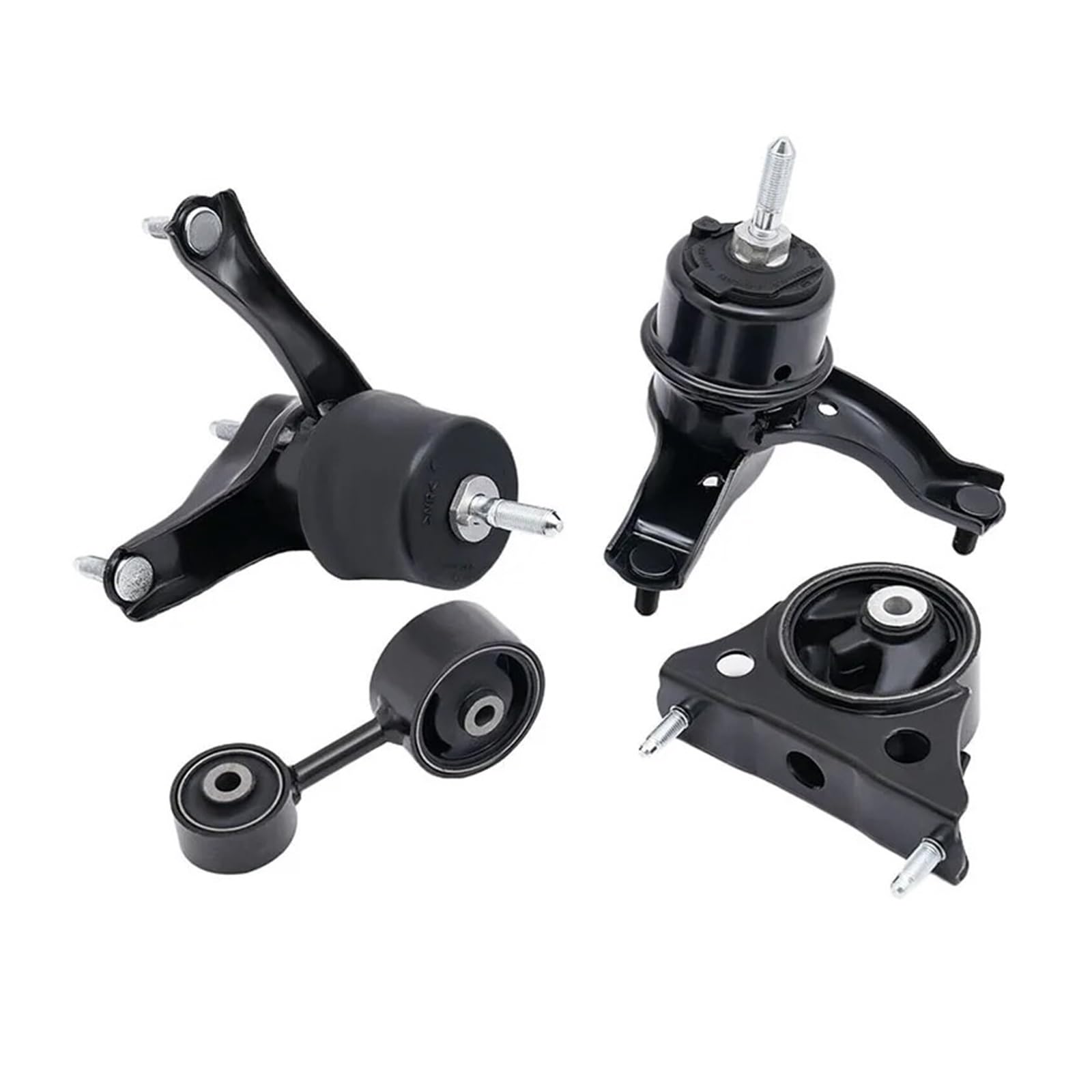 Nokrgqw One Color For Toyota For Highlander 2004-2007 2.4L 4Wd 12363-28130 12362-28110 12372-28020 4Pcs Engine Motor & Trans Mount Set Car Engine Mounts
