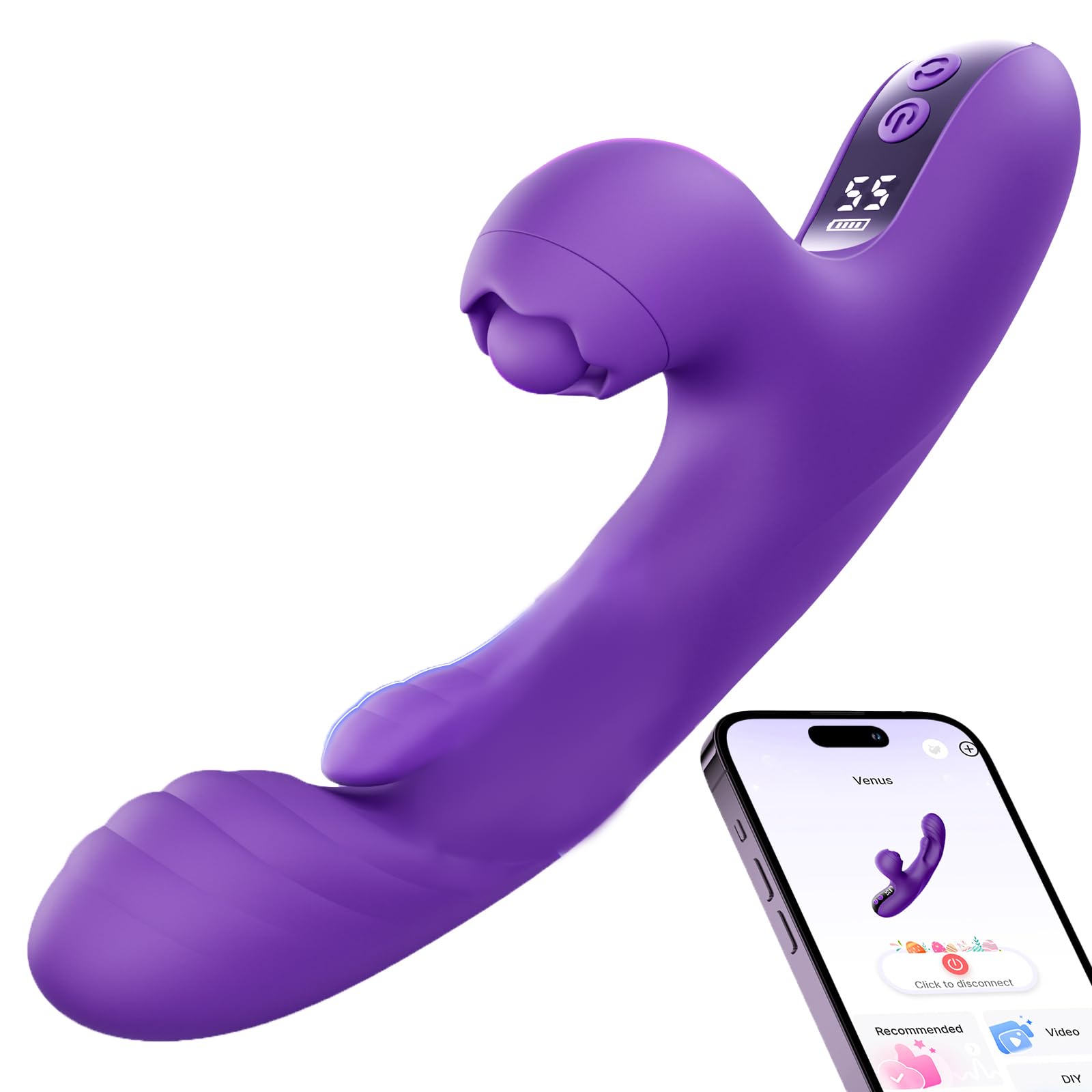 2026 New Portable Vibrador with 10-Function Rechargeable Handheld Mini Vibrateir for Women Men Couples Today Adult Panties Vibrate Panties Controller for Her o74r