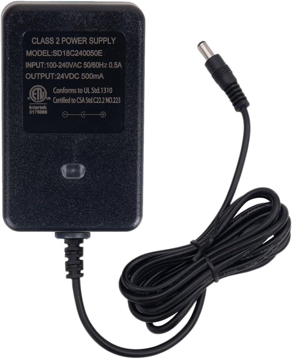 24V Charger for Ride On Car, 24 Volt Kids Battery Charger with Charging Indicator Light for Baby Carriage Ride Toy , 500mA Supply Power Adapter