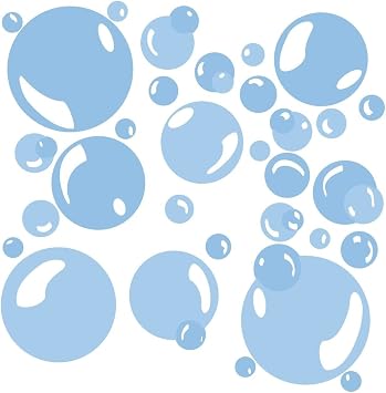 RoomMates Bubbles Peel and Stick Wall Decals