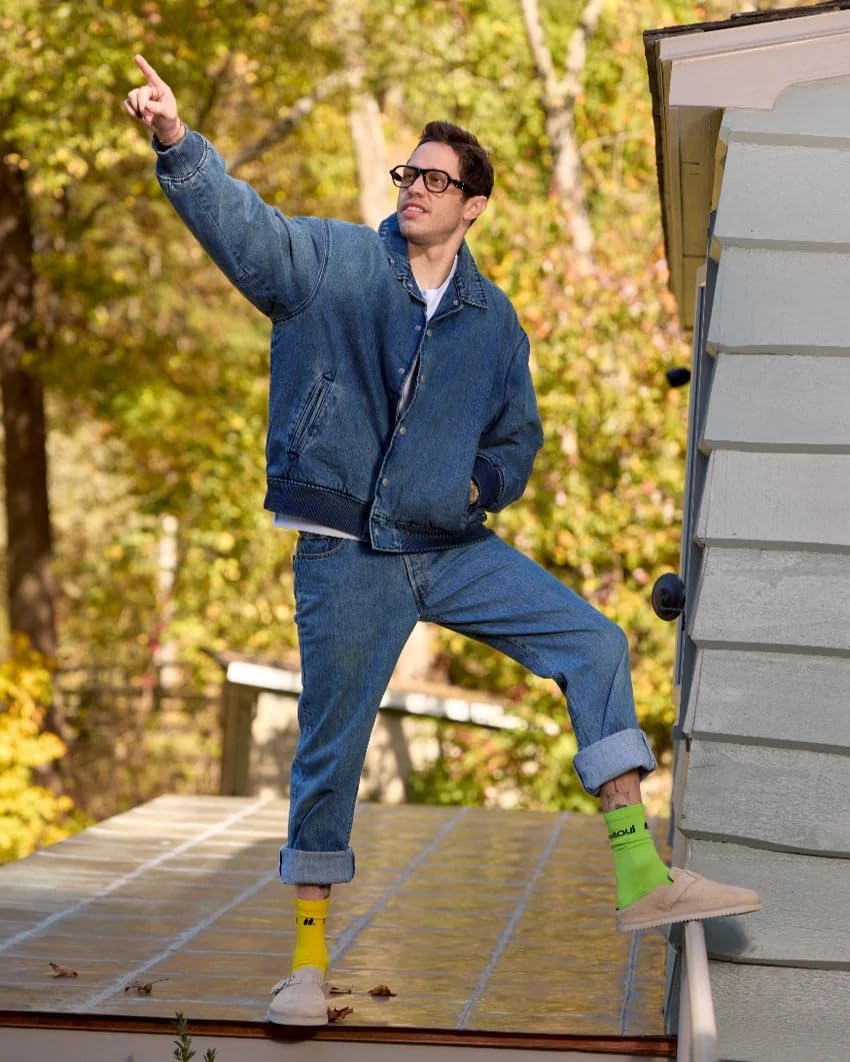 doublesoul Pete Davidson Picks 4 Pack Crew Sock Mixed; Men & Women, Organic Cotton - Image 2