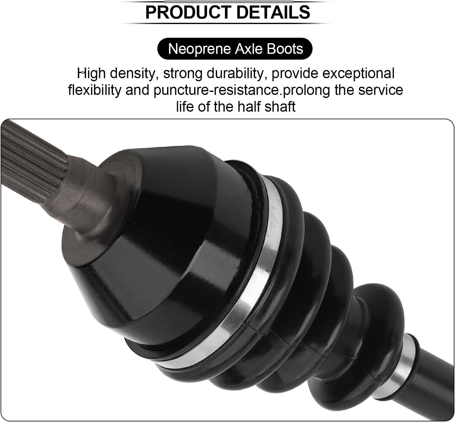 Front L/R CV Axle For 2004 For Polaris ATP 330/ATP 500,2003-2004 For Polaris Magnum 330,2004 For Polaris Sportsman 400/500,2003-2004 For Polaris Sportsman 600,2002-2004 For Polaris Sportsman 700